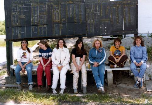 Mt. Clemens Race Track - 1980 Powder Puff Drivers From Tom Sprotberry (newer photo)